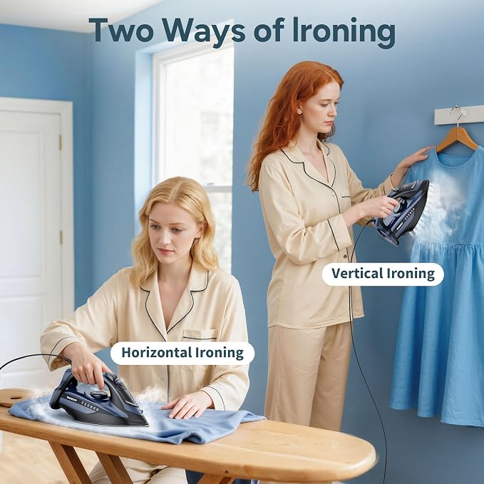Steam Iron for Clothes Fast Heating, 1700W Iron Precision - Image 7