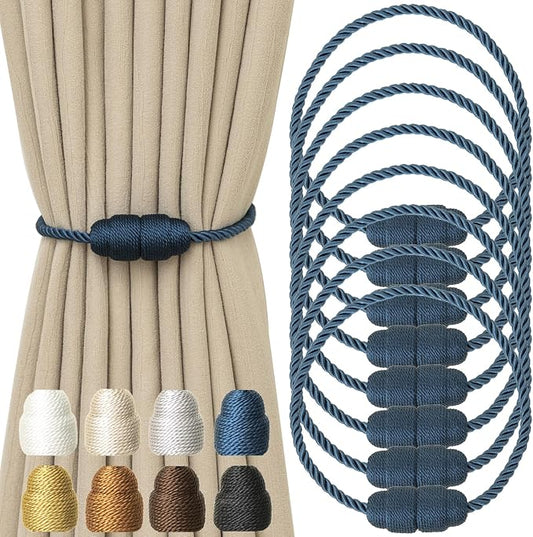 Magnetic Curtain Tiebacks Rope Curtain Tie Backs by CurtainTiebacks