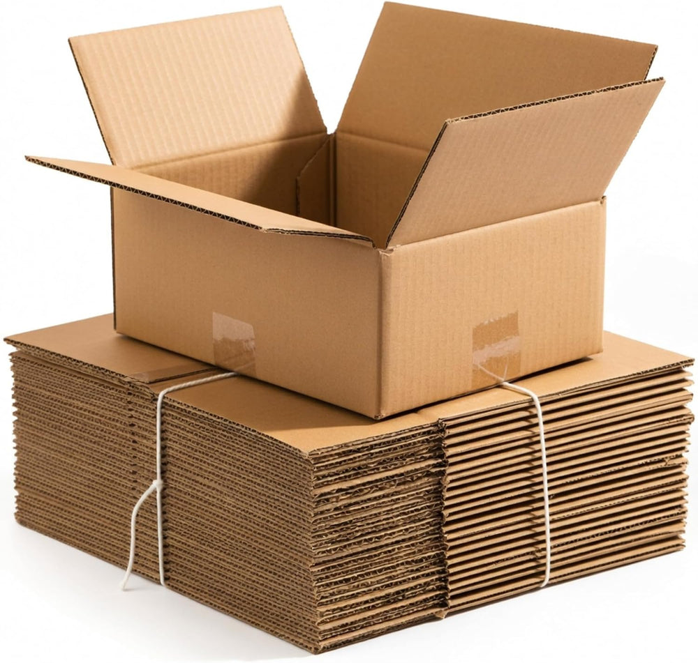 (20 Pack) 20"L x 20"W x 2"H Flat Corrugated Cardboard Shipping...