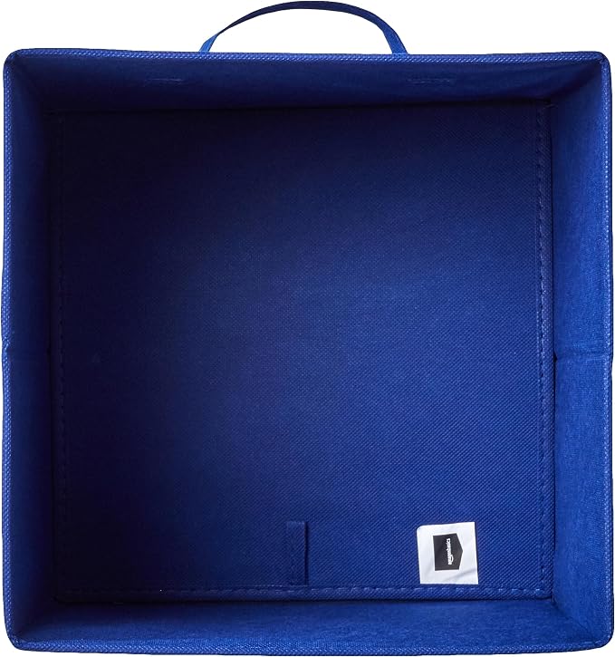 Amazon Basics Cube Organizer Storage Bins Handles, Collapsible Fabric - Image 3