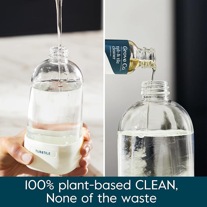 Grove Co. Tub and Tile Cleaner Refill Concentrate + 1 x Reusable Glass Spray - Image 4