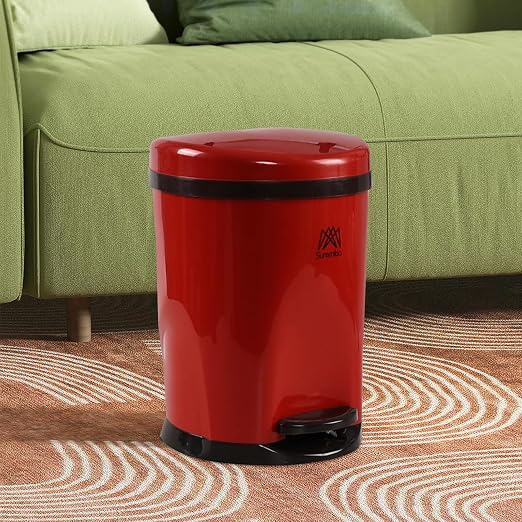 Small Bathroom Step On Trash Can - Image 6