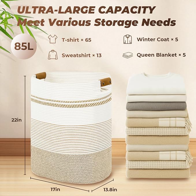 Laundry Basket with Handles - Image 2