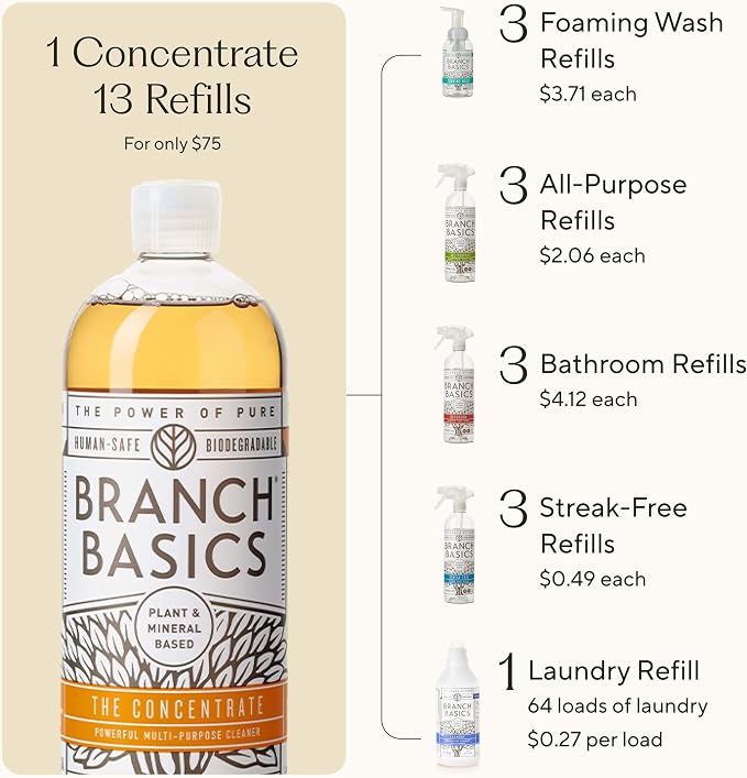 Branch Basics Concentrate REFILL- Multi-surface All Purpose Cleaner Concentrate - Image 5