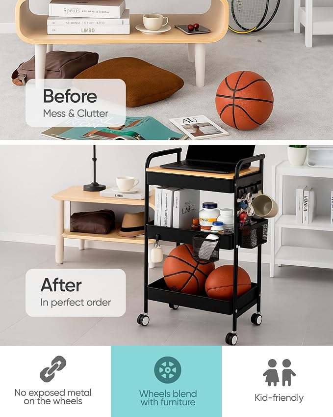 Art Cart with Tabletop & Pegboard - Image 2