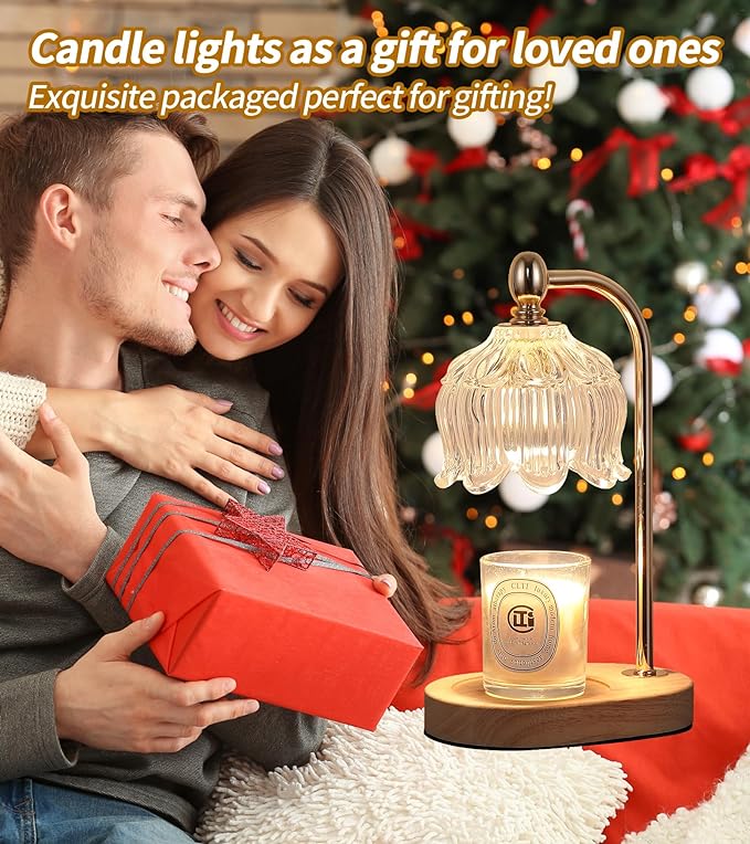 Candle Warmer Lamp with Timer and Dimmer, Electric Gold Light Gifts - Image 2