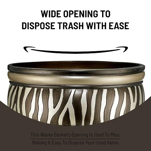 Decorative Trash Can for Bathroom, Office & Bedroom - Image 4