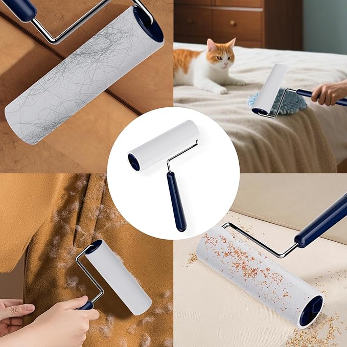 Lint Roller for Pet Hair Extra Sticky, 6.3'' Lint Remover - Image 6