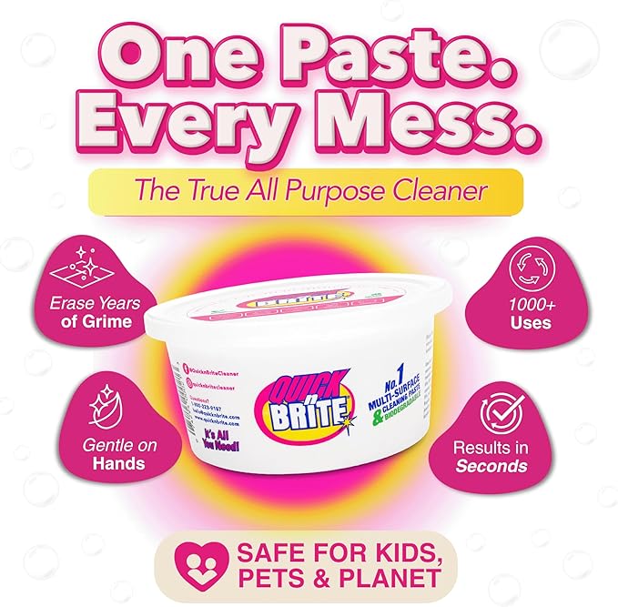 Quick 'n Brite All Purpose Cleaning Paste – Miracle Cleaner - Image 2