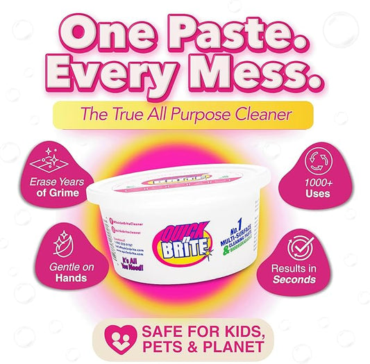 Quick 'n Brite All Purpose Cleaning Paste – Miracle Cleaner - Image 2
