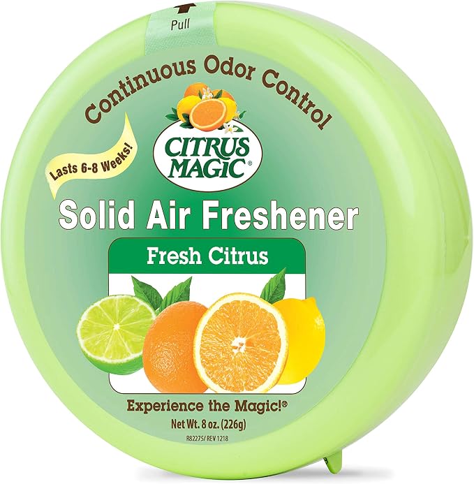 Citrus Magic Odor Absorbing Solid Air Freshener, Fresh Citrus - Image 12