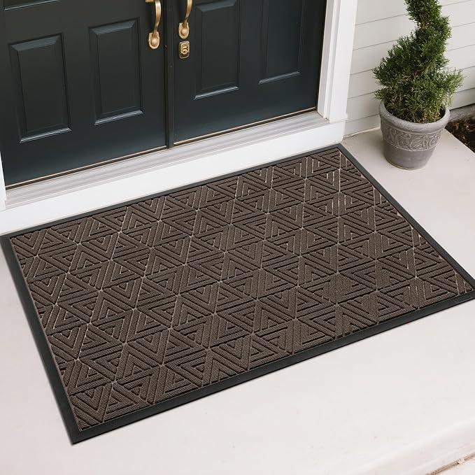 Yimobra Large Door Mat 47x32, All-Weather Waterproof Non-Slip Welcome Matt by Yimobra