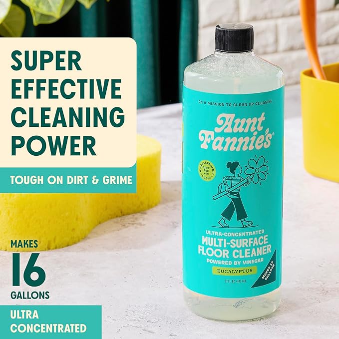Aunt Fannie's Ultra Concentrated Floor Cleaner Vinegar Wash, Makes 16 Gallons - Image 2