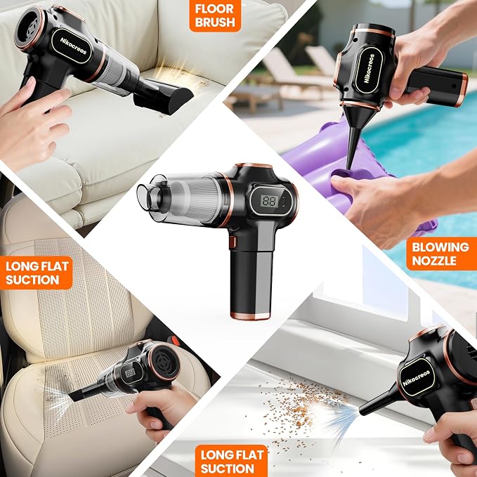 Portable Car Vacuum Cordless Mini Handheld Vacuums Cleaner High Power - Image 8