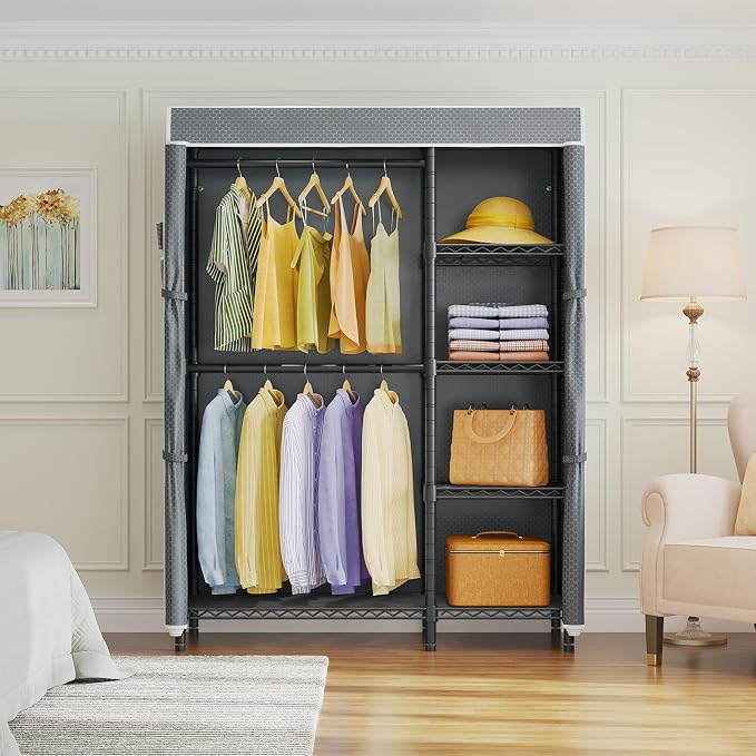 VIPEK V7C Garment Racks with Cover Portable Closets - Image 9