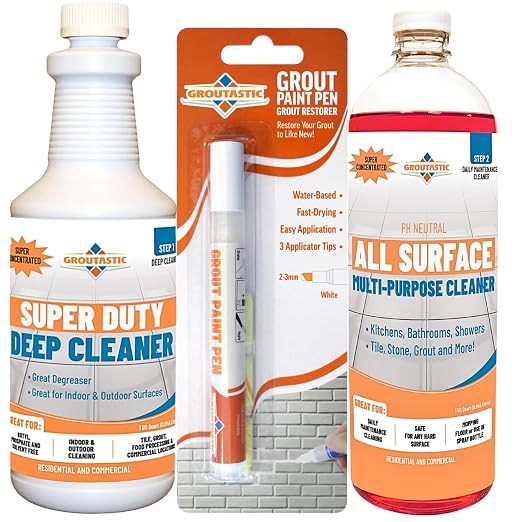 Multi-Surface Cleaning With Grout Paint Pen White by Groutastic