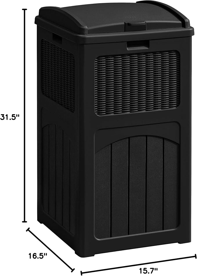 Greesum 33 Gallon Outdoor Trash Can - Image 8
