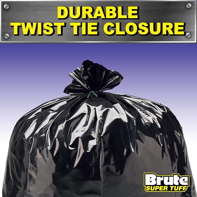 Heavy Duty Contractor Bags, Extra Large Trash Bags, Twist Tie Closure, 42 Gallon - Image 3