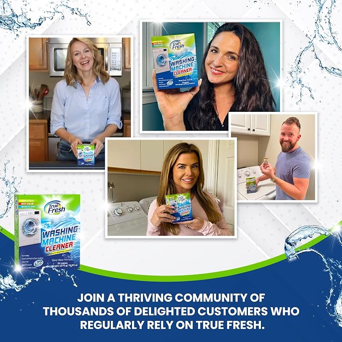 True Fresh Washing Machine Cleaner Tablets – 25-Pack Deep Cleaning - Image 5