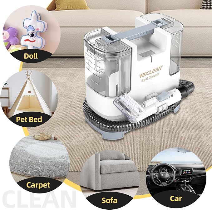 WECLEAN C1 Portable Extractor for Couch and Carpet Cleaner Upholstery Cleaner - Image 4