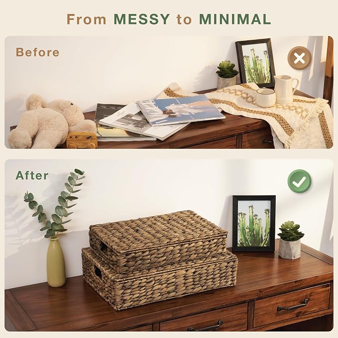 Set of 2 Decorative Storage Boxes - Image 5