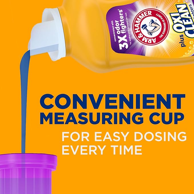 ARM & HAMMER Plus OxiClean Odor Blasters Fresh Burst, 77 Loads Liquid Laundry - Image 11