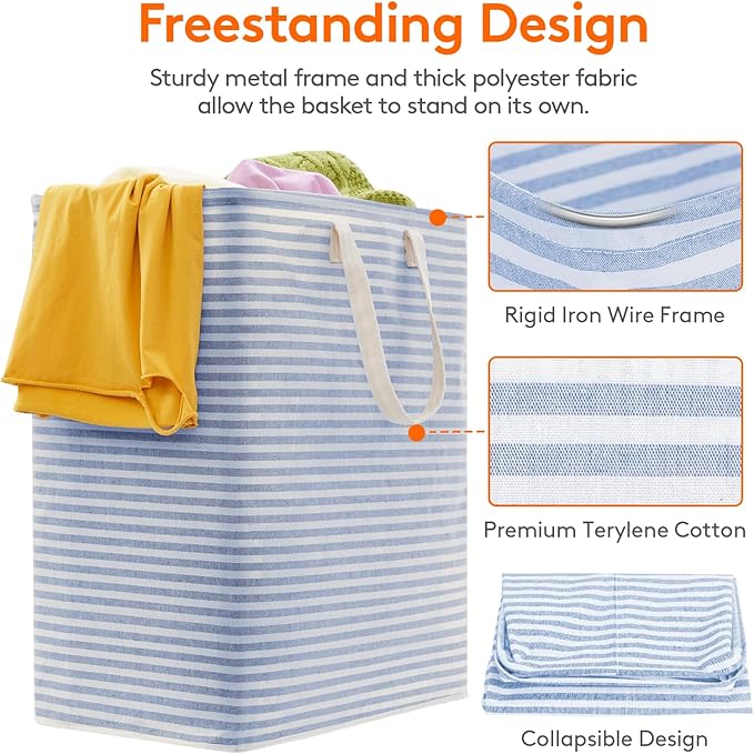 Lifewit Laundry Hamper Large Collapsible Laundry Basket, Freestanding - Image 2