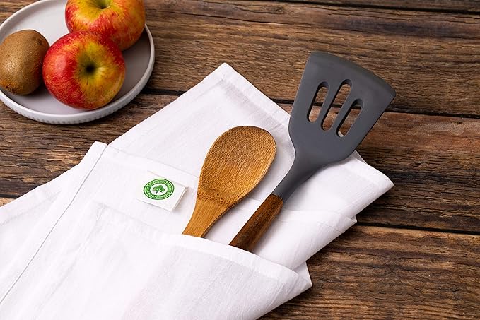 Organic Cotton White Dish Towels - Image 4
