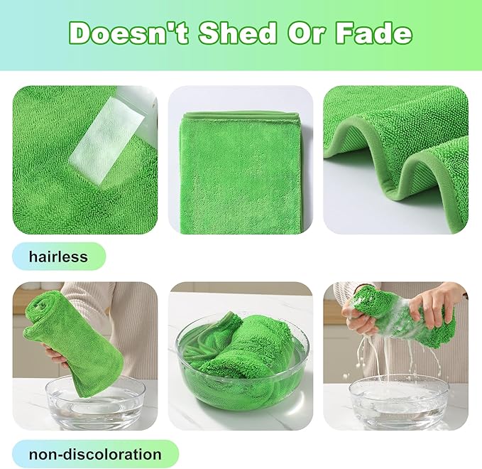 JOYMOOP Microfiber Towels for Cars, 2 Pack 35.4" x 23.6" Car Drying Towel - Image 4