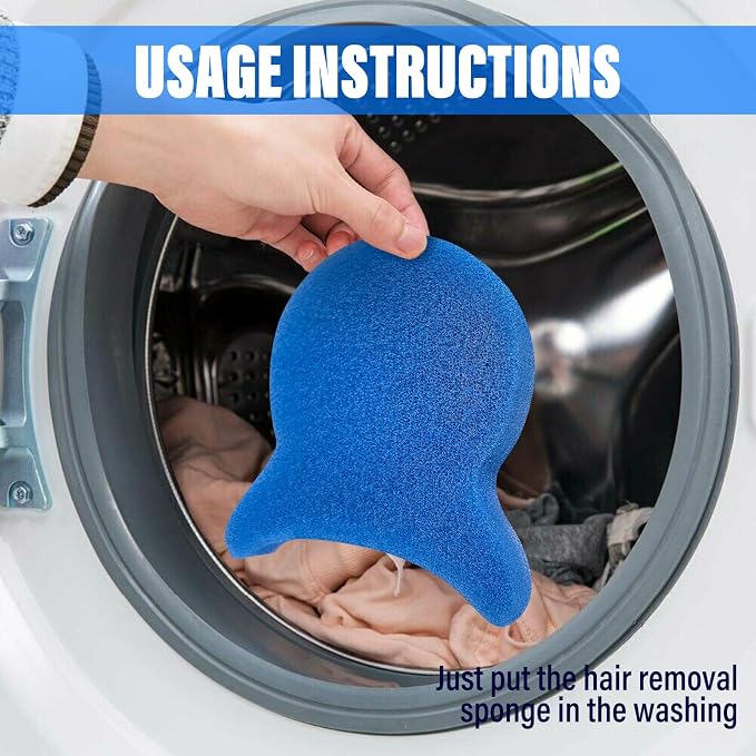 Pet Hair Remover for Laundry, Reusable Dog & Cat Hair Remover Tool, Effectively - Image 3