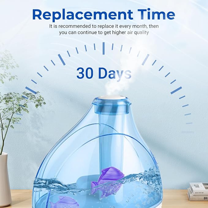 Funmit 6 Pack Universal Humidifier Cleaner Fish Compatible - Image 8