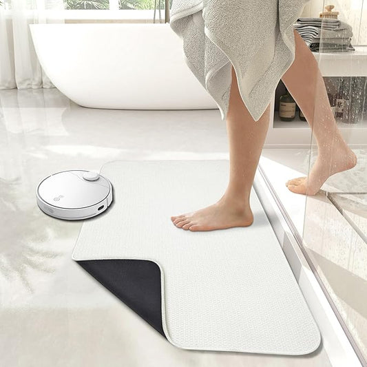Bath Mat, Ultra Thin Bathroom Rugs, Rubber Bath Mats - Image 2