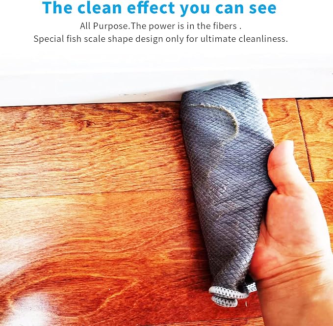 Streak Free Lint Free Microfiber Window Cleaning Cloth, Best Glass Car Shiny - Image 8