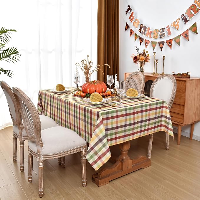 Gingham Tablecloth Fabric - Image 4