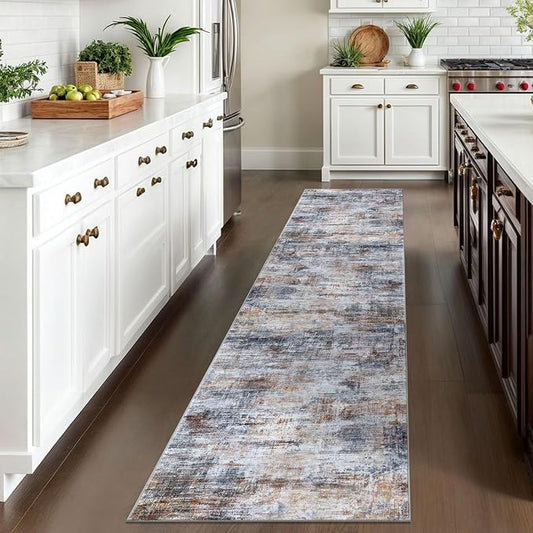 IOHOUZE Abstract Runner Rug 2x10 Ft Washable Runners - Image 2