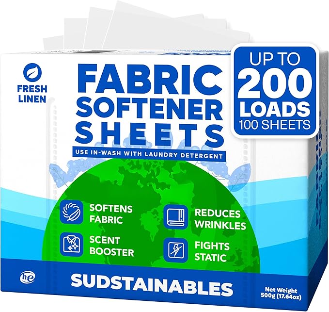 Sudstainables Fabric Softener Sheets by Sudstainables