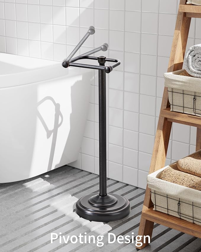 Toilet Paper Holder Stand, Oil Rubbed Bronze Toilet Paper Holder Free Standing - Image 2