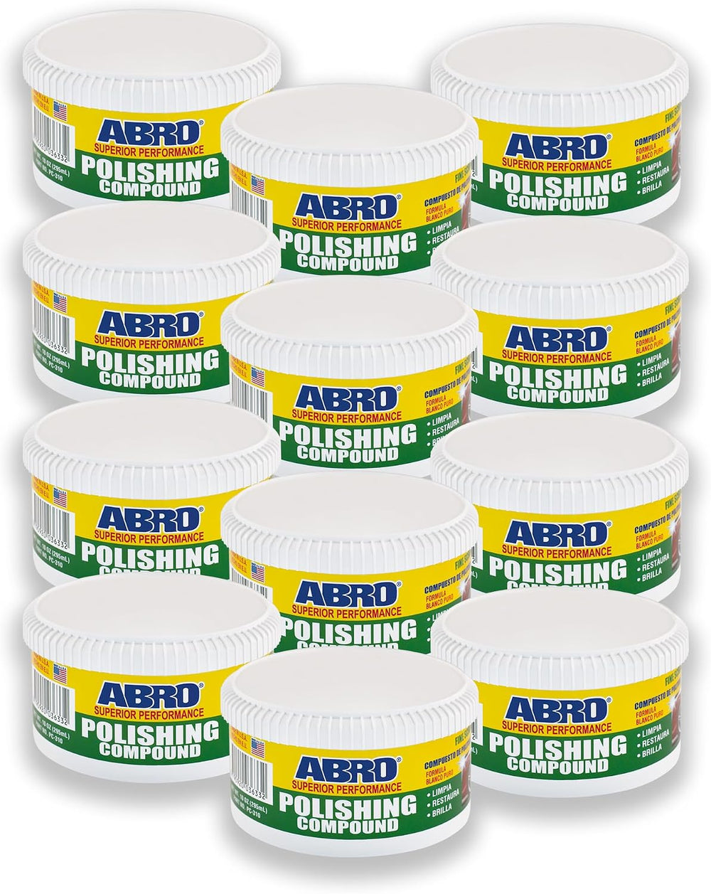 ABRO Superior Performance Polishing Compound, 10 oz., High-tech Shine Car