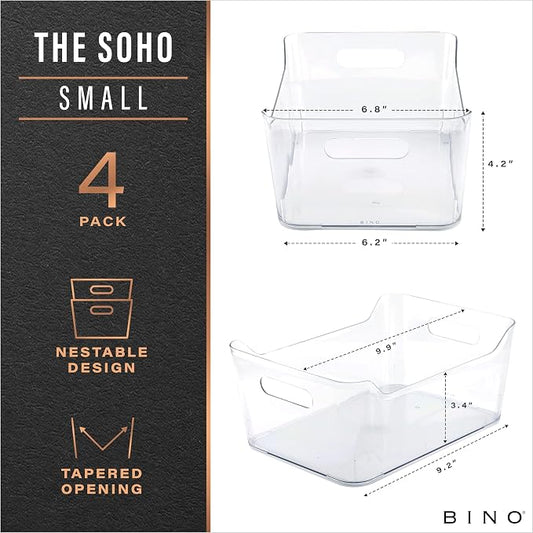 BINO | Plastic Organizer Bins, Small - Image 2