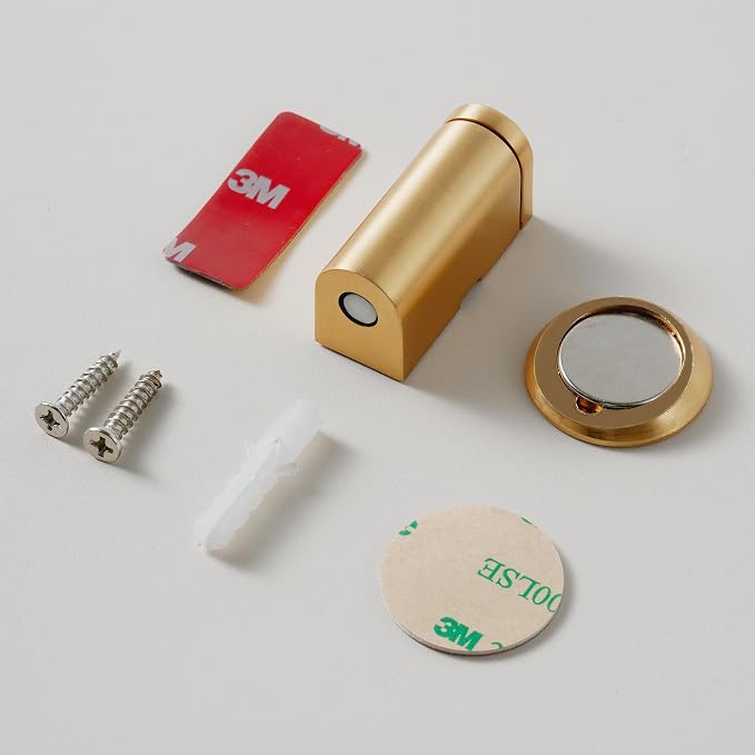 Windproof Magnetic Door Stoppers, 0-0.78" Stroke Mechanical Doorstop, No-Hole - Image 7
