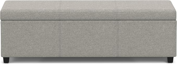SIMPLIHOME Avalon 54 inch Wide Contemporary Rectangle Extra Large Storage - Image 5