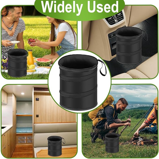 2 PCS Car Trash Can, Collapsible Pop-up Car Garbages Can, Portable Garbage Bin - Image 7