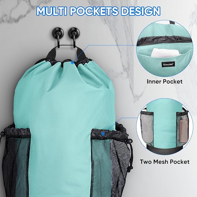 BALEINE 150L Laundry Bag Backpack, 900D Oxford Fabric Large Travel Laundry Bags - Image 3