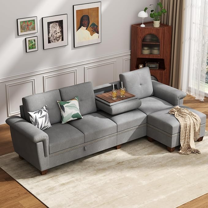 JAMFLY 108" Modular Sectional Sofa - Image 8