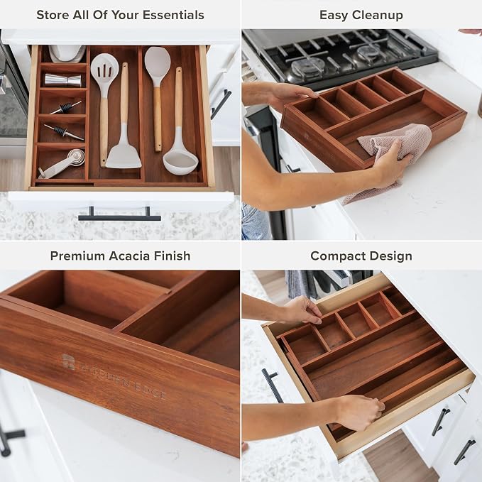 KitchenEdge Adjustable Kitchen Drawer Organizer - Image 3