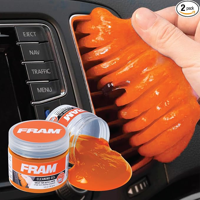 FRAM FEK40007AM Cleaning Gel for Car, Interior Cleaning Slime for Bike by FRAM
