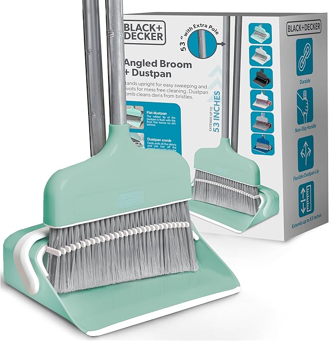 BLACK+DECKER Butler Broom & Dustpan Set by BLACKDECKER