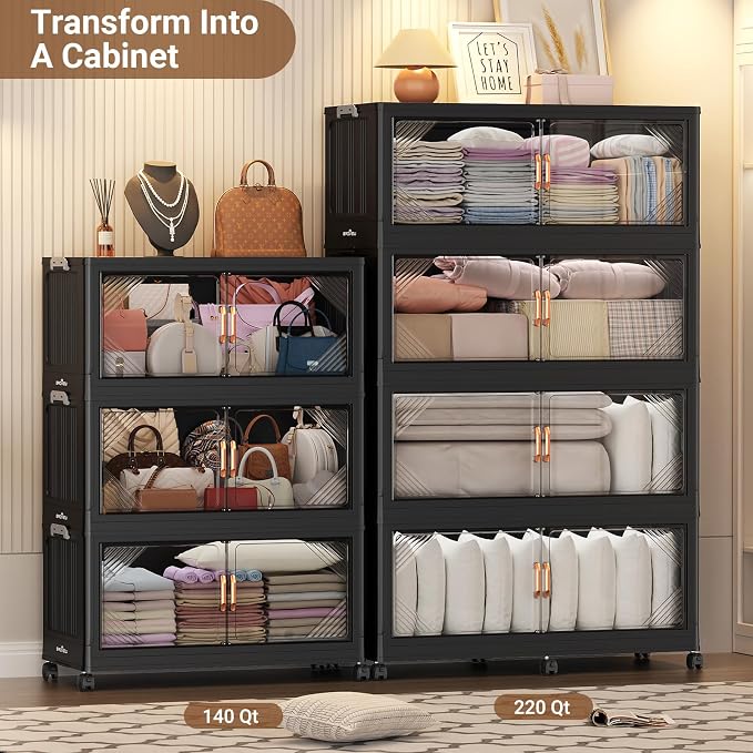 220Gal Plastic Stackable Storage Bins - Image 6