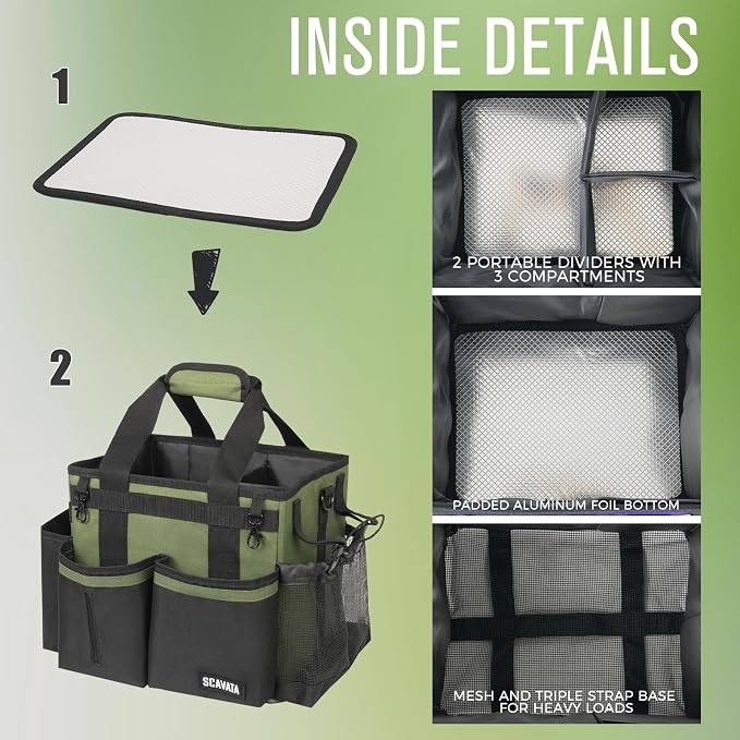Compact Wearable Cleaning Caddy, Small Cleaning Caddy Supplies Organizer - Image 4