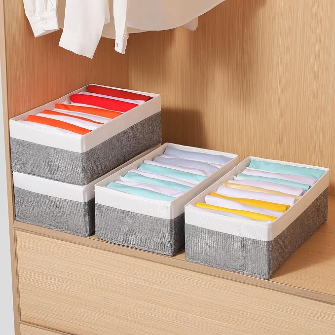 4 Packs T-shirt Drawer Organizers - Image 4